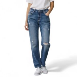 Dollhouse Capri Roller Distressed Jeans Size 9 Women Juniors